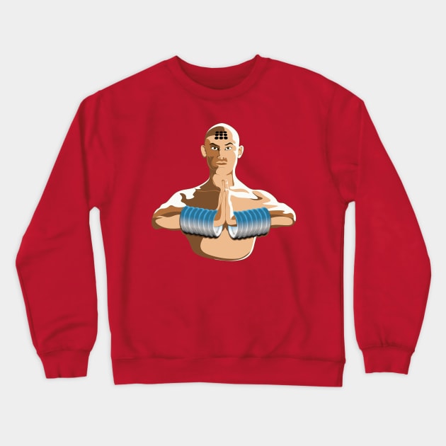 Monk San De (三德) Crewneck Sweatshirt by Doc Multiverse Designs